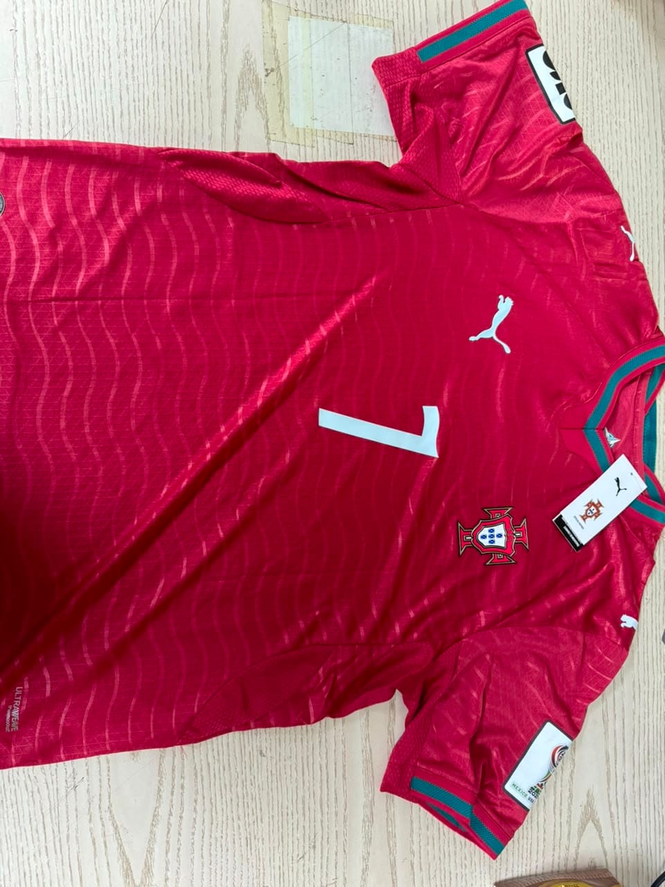 Customer photo review of MAGLIA PORTOGALLO HOME 2026/27 PERSONALIZZAZIONE RONALDO