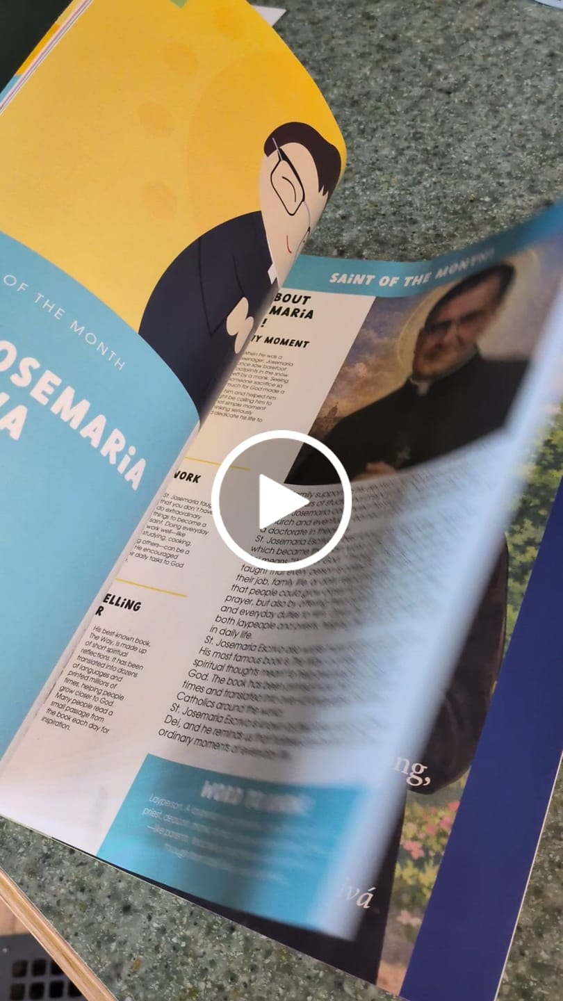 Customer video review of Catholic Kids Club Magazine 1-Year Subscription (12 issues- 1 per month)