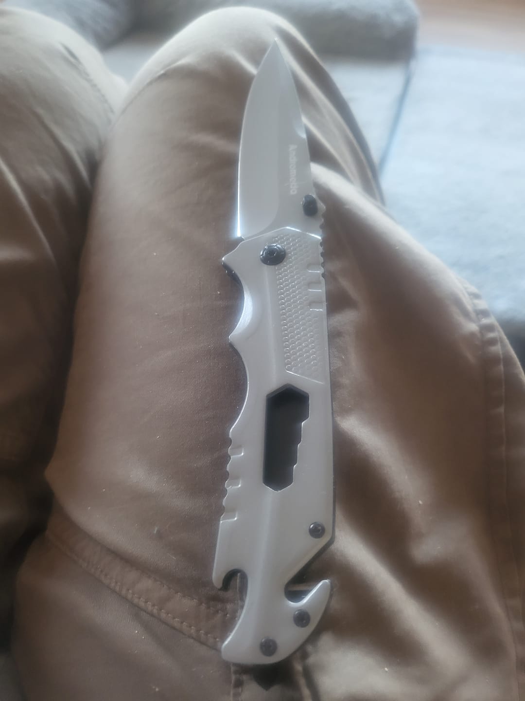 Customer photo review of Mystery Folding Knife