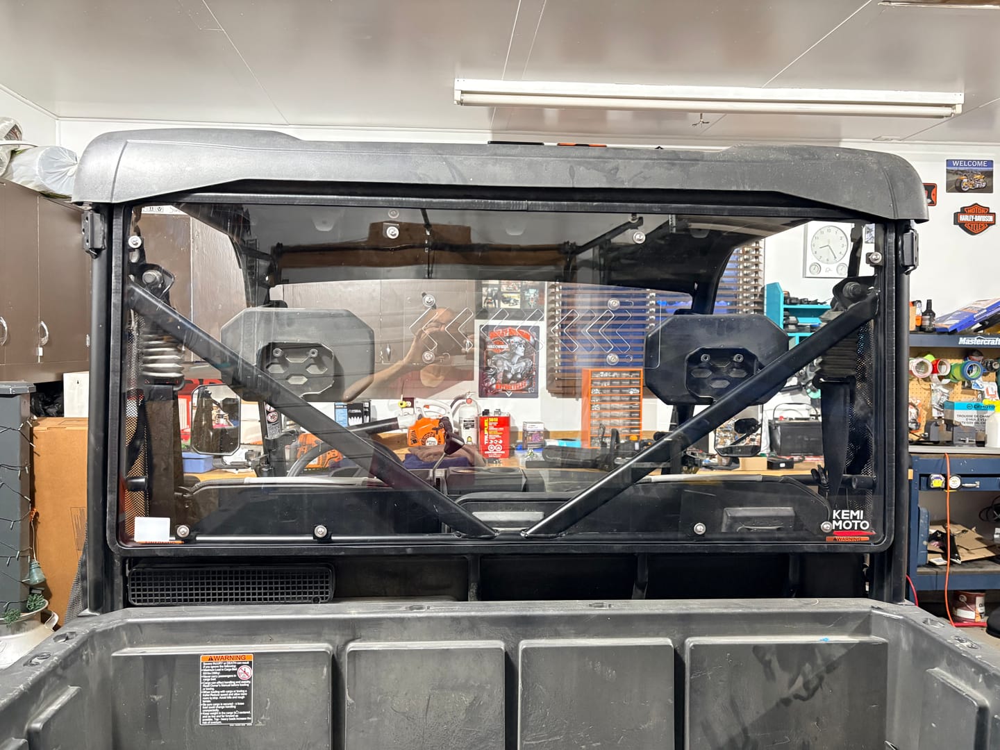 Customer photo review of Sliding Vented Rear Window for CFMOTO UFORCE 600 (2021-2026)