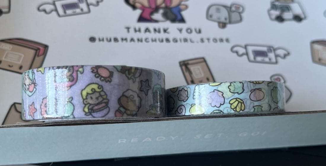Customer photo review of Summer Mermaids Washi Tape (Set of 2)