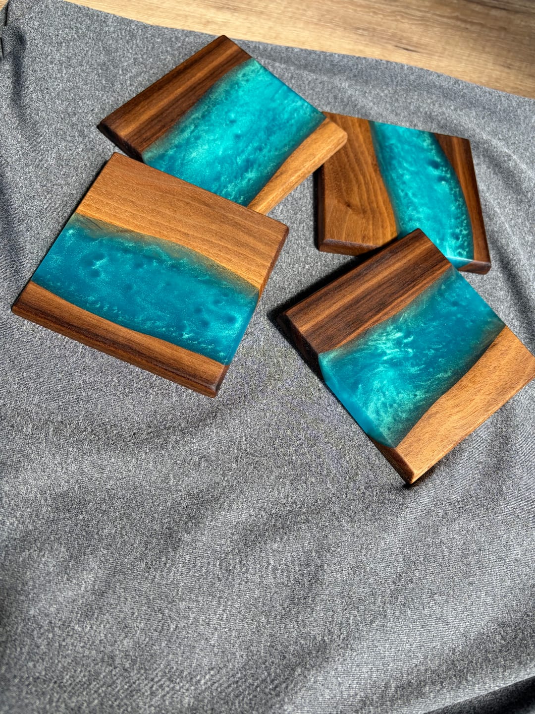 Customer photo review of 16.5x4.5x1.0" Silicone Mold - Coaster / Cheeseboard Mold