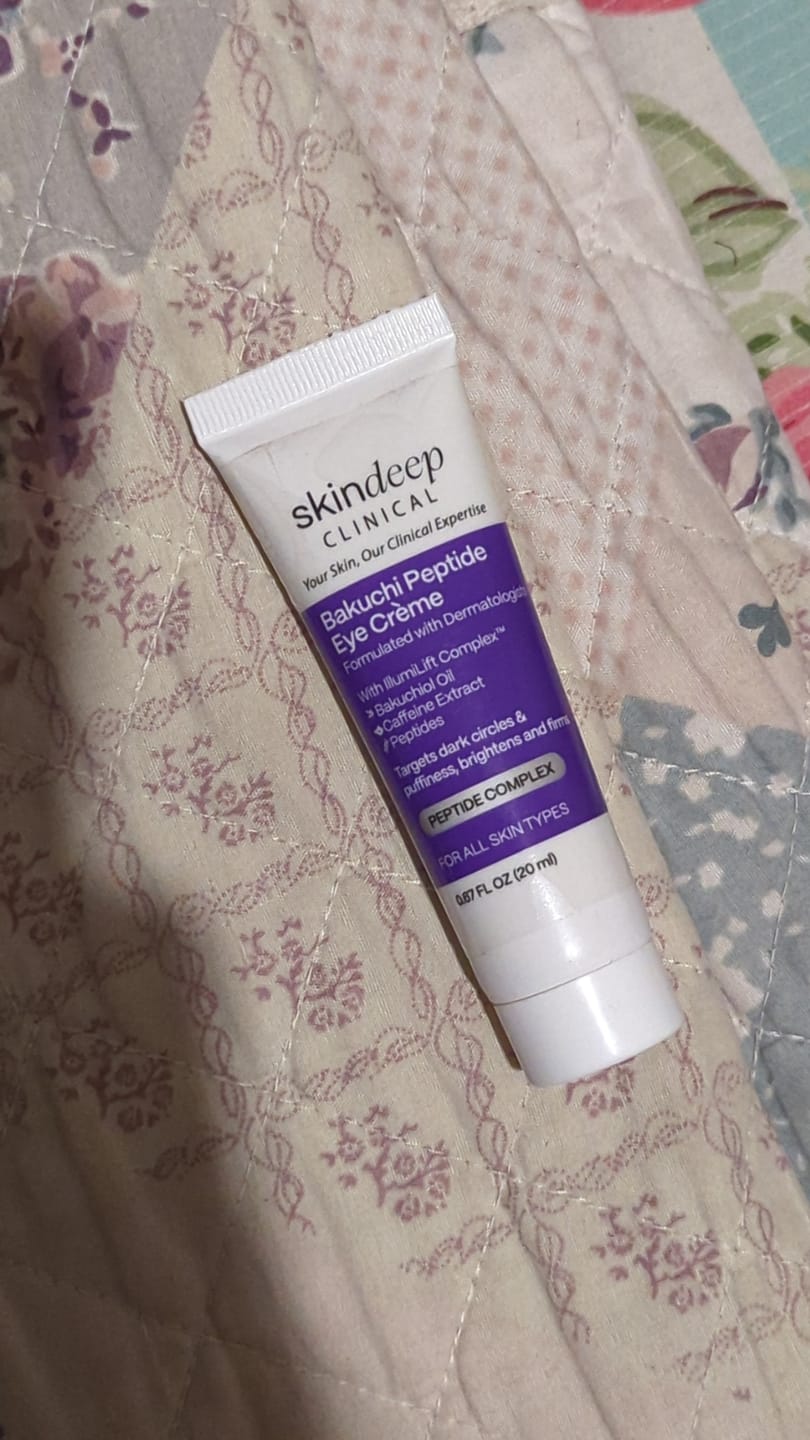 Customer photo review of Bakuchi Peptide Eye Crème