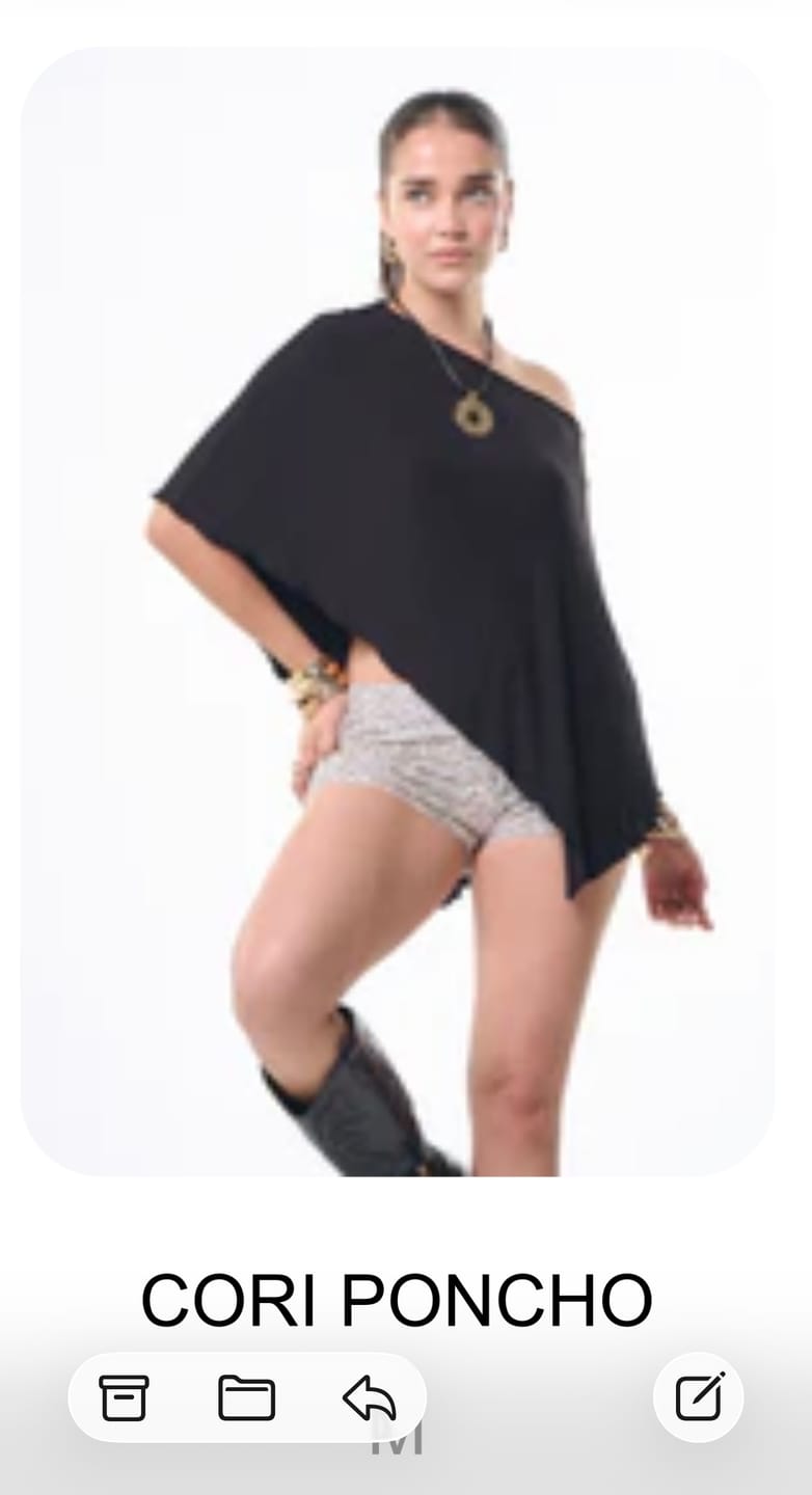 Customer photo review of CORI PONCHO