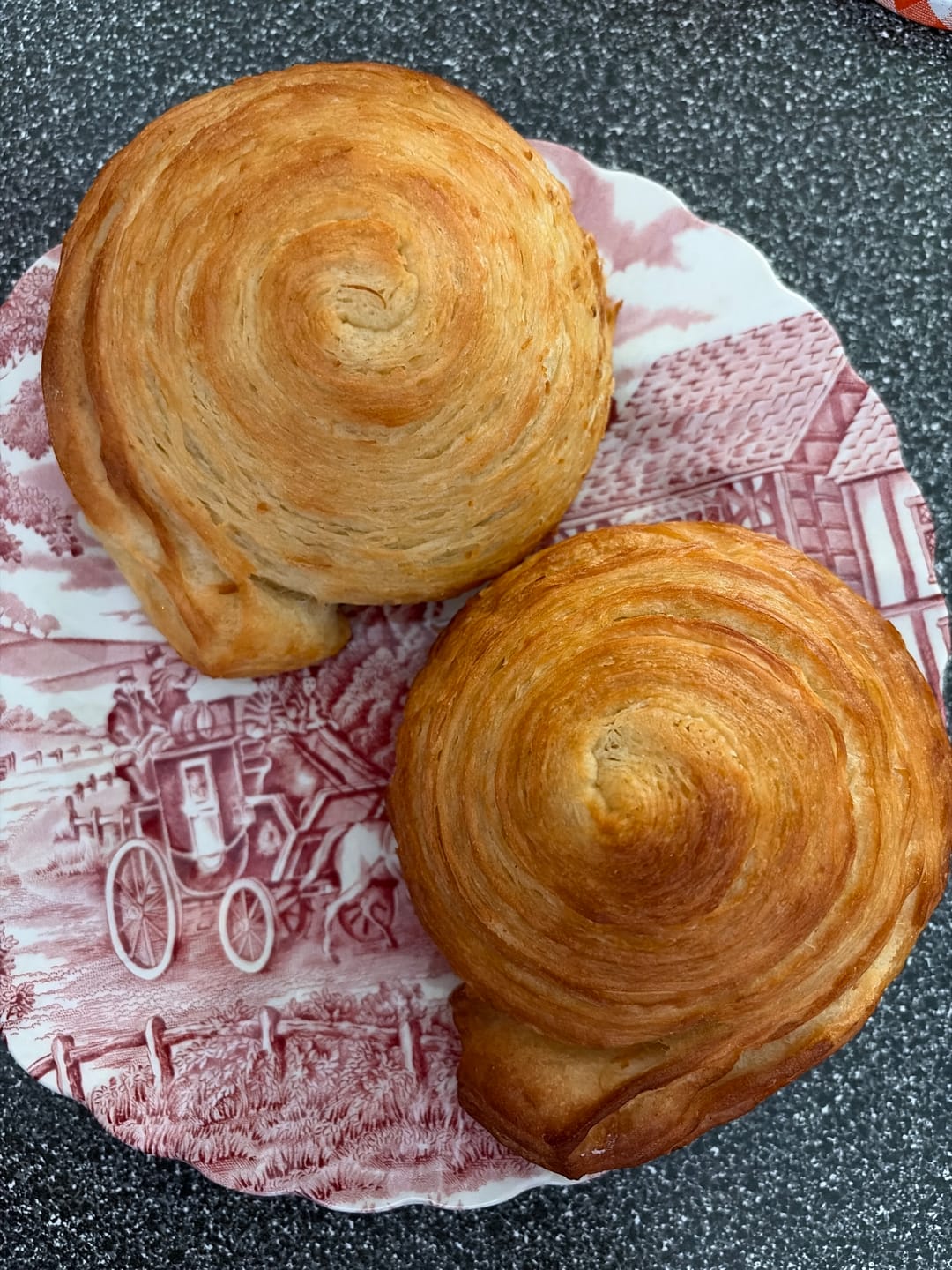 Customer photo review of Butter Croissant Rolls (4 pack)