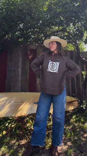 Customer photo review of Heritage Spiral Knit Sweater