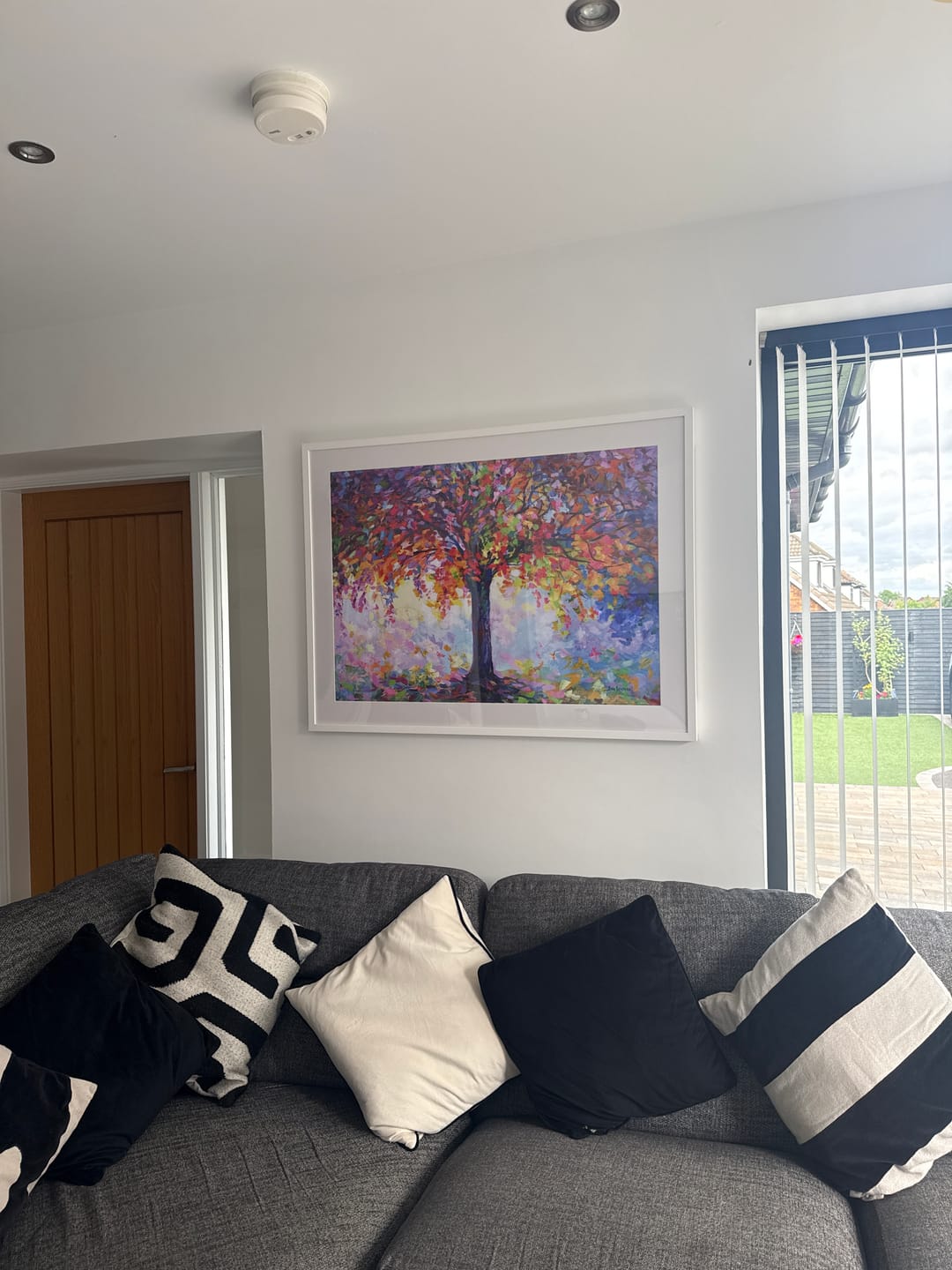 Customer photo review of Tree Of Happiness Framed Art Print