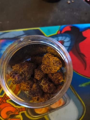 Customer photo review of Tropicana Cherry Exotic THCA Flower