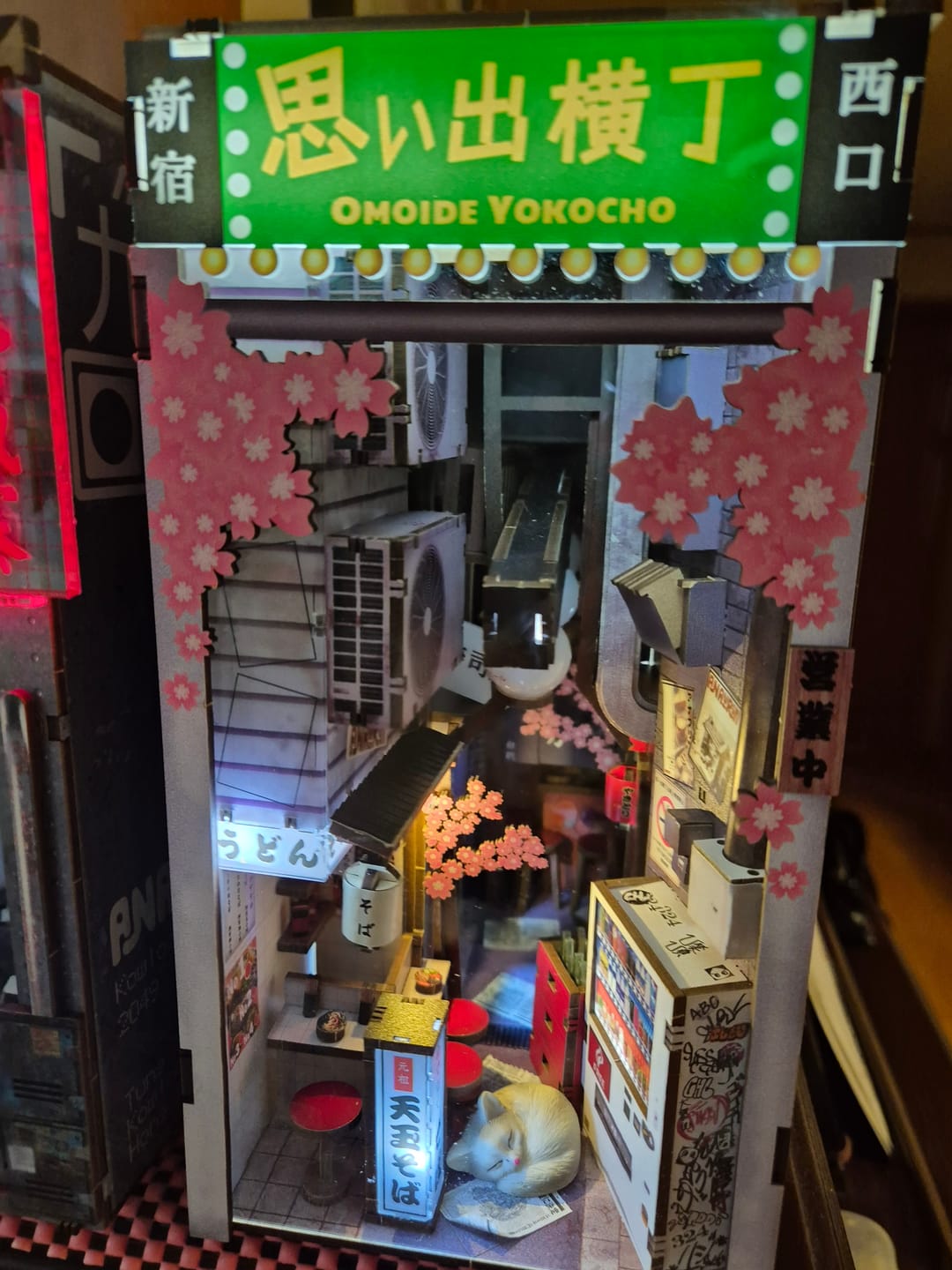 Customer photo review of Omoide Yokocho Book Nook Kit