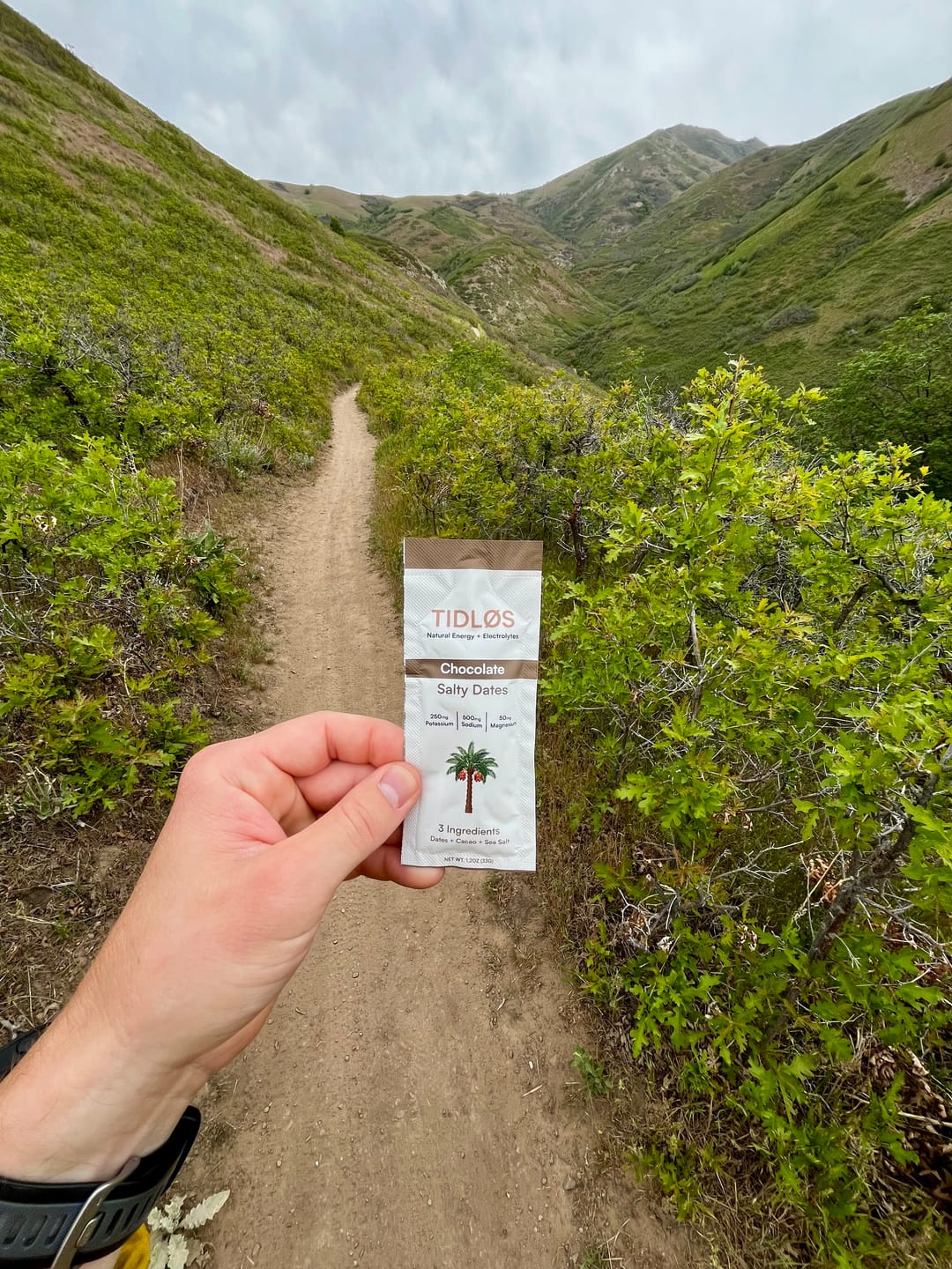 Customer photo review of Salty Dates Energy Gel