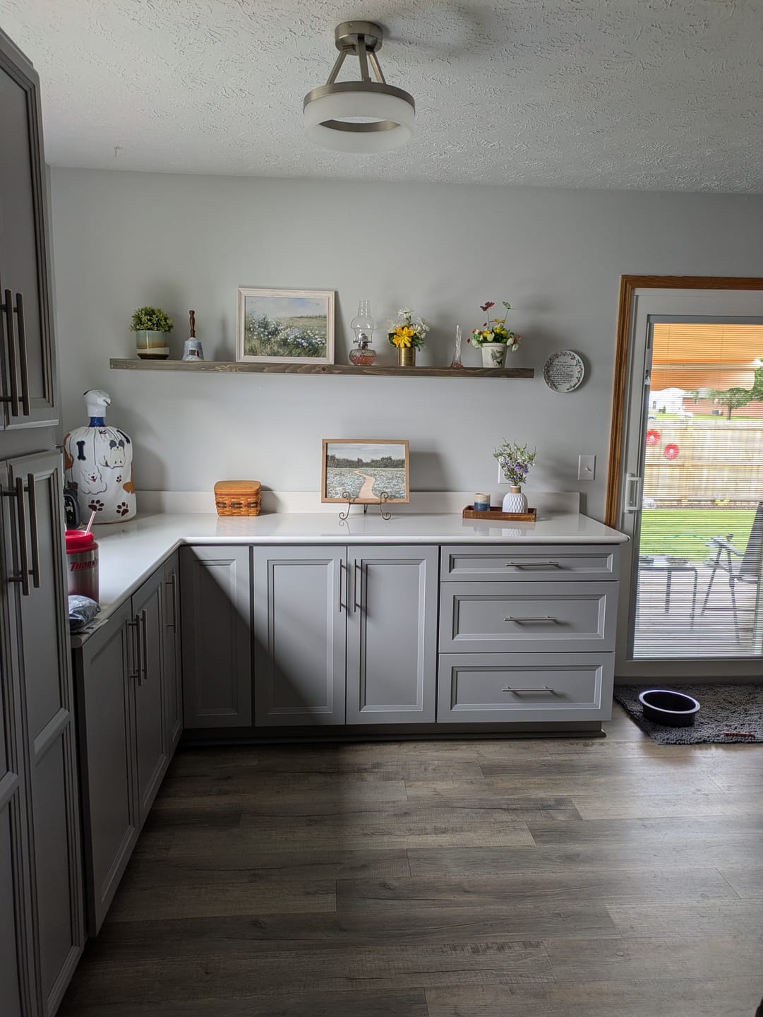 Customer photo review of Rustic Floating Shelves