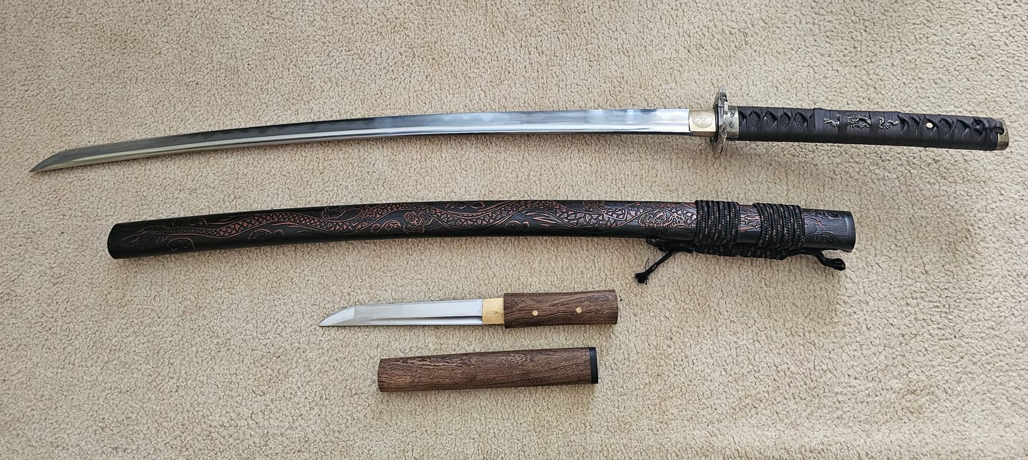 Customer photo review of Custom Japanese Sword