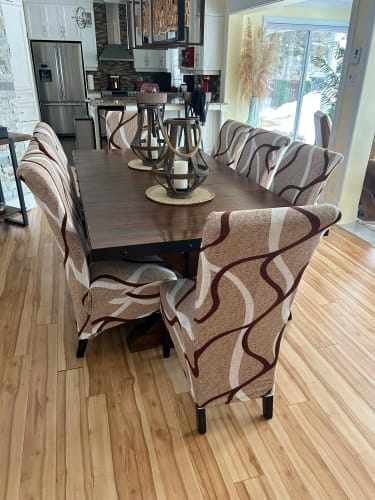 Customer photo review of Housse de chaise XL à motifs - Charlotte