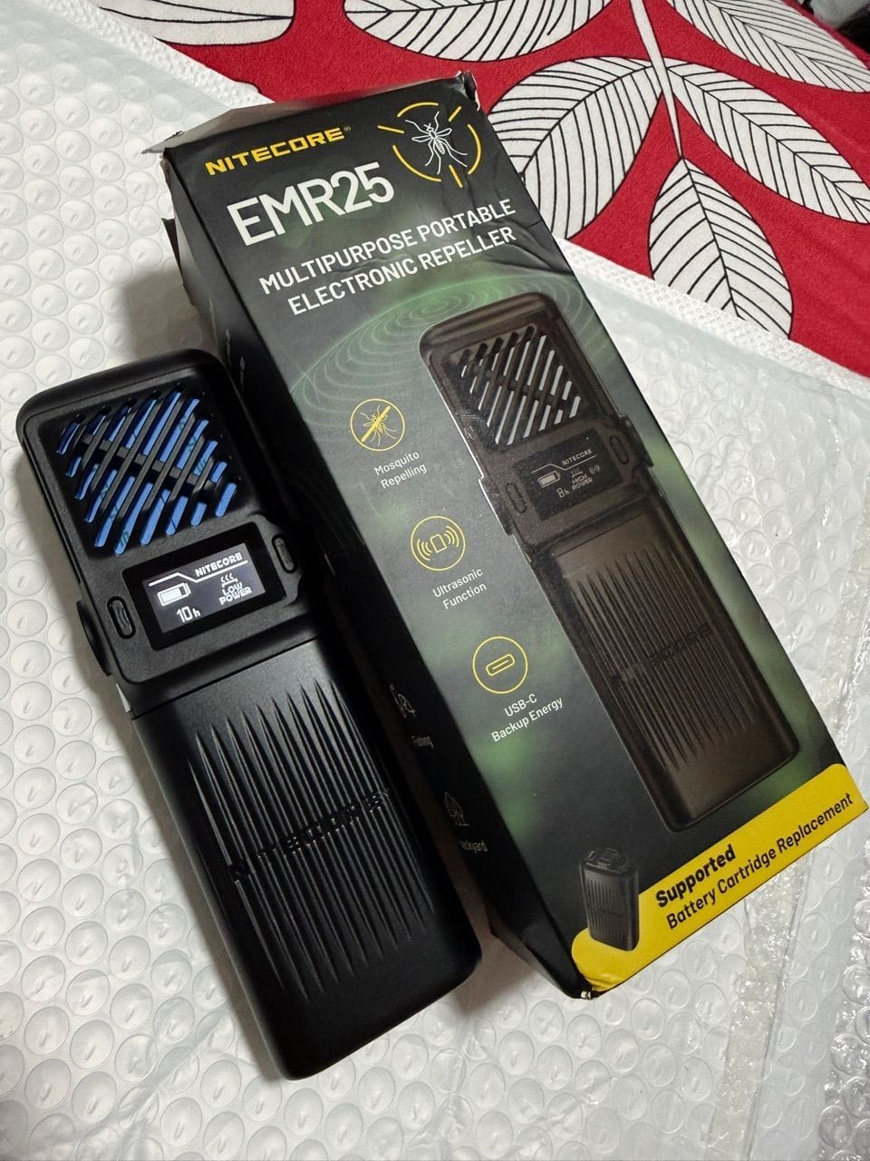 Customer photo review of EMR25 3-in-1 Electronic Mosquito Repellent