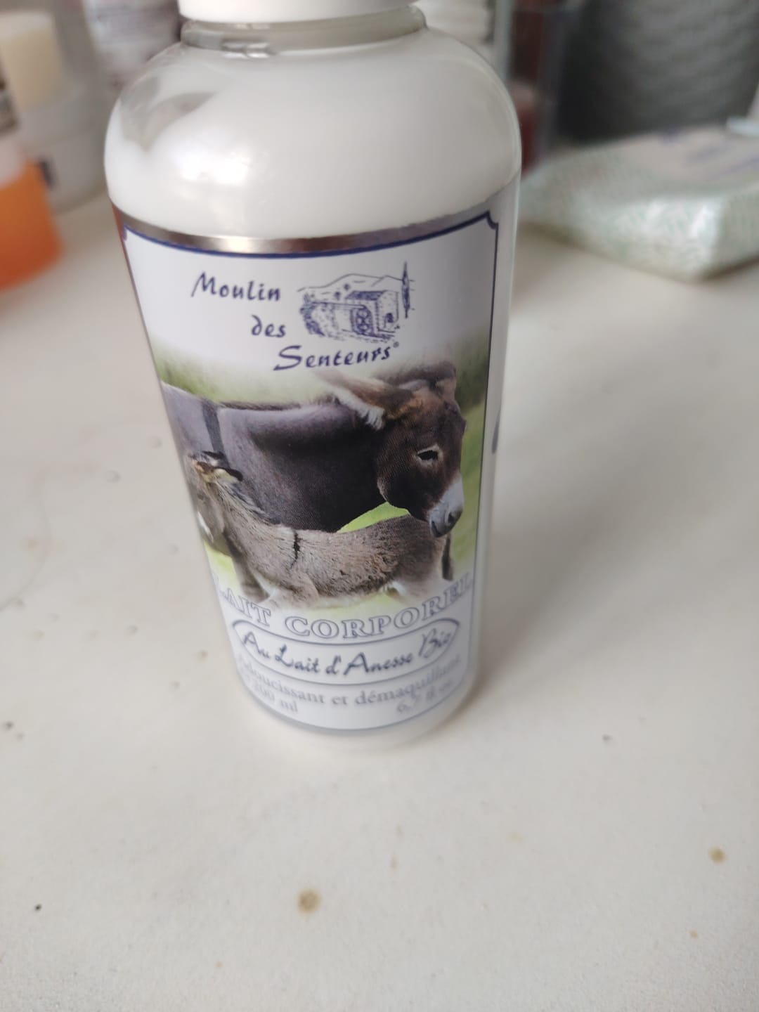 Customer photo review of Lait Corporel au Lait d'Anesse Bio