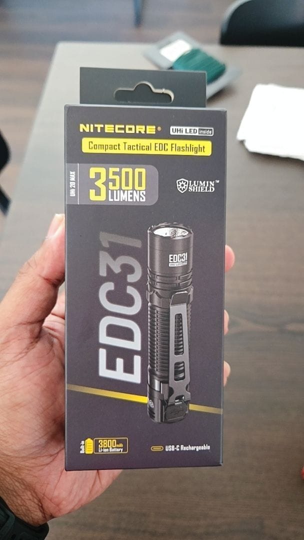 Customer photo review of EDC31 - 3500 lumens