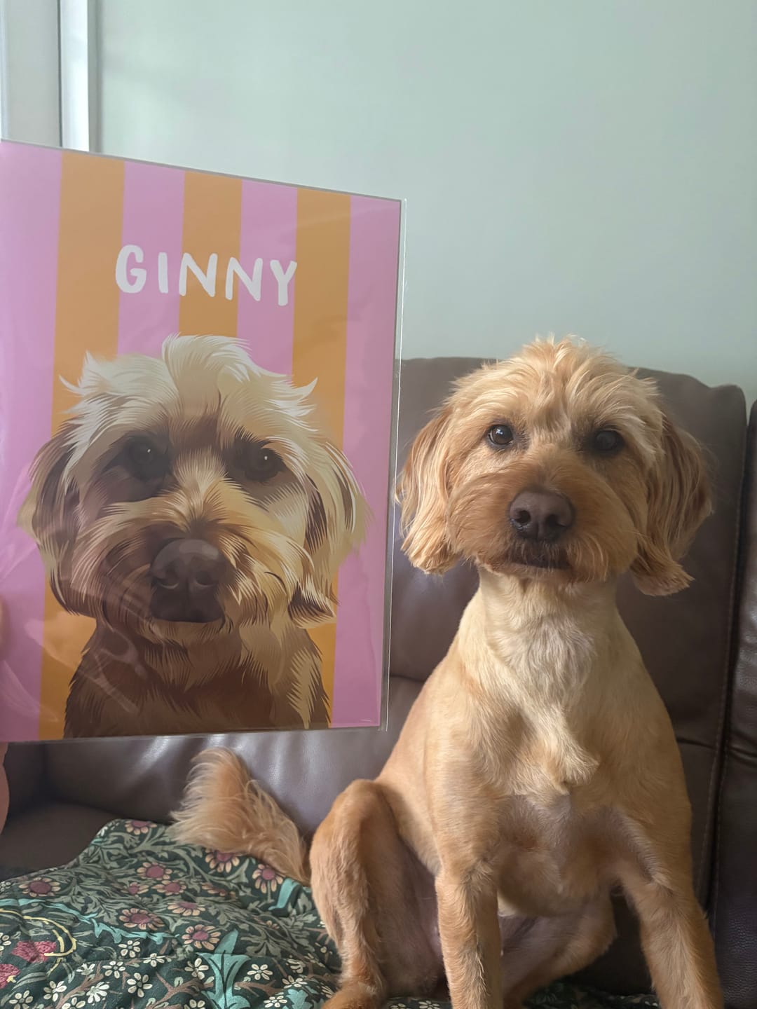Customer photo review of Wild | Custom Pet Portrait (NEW)