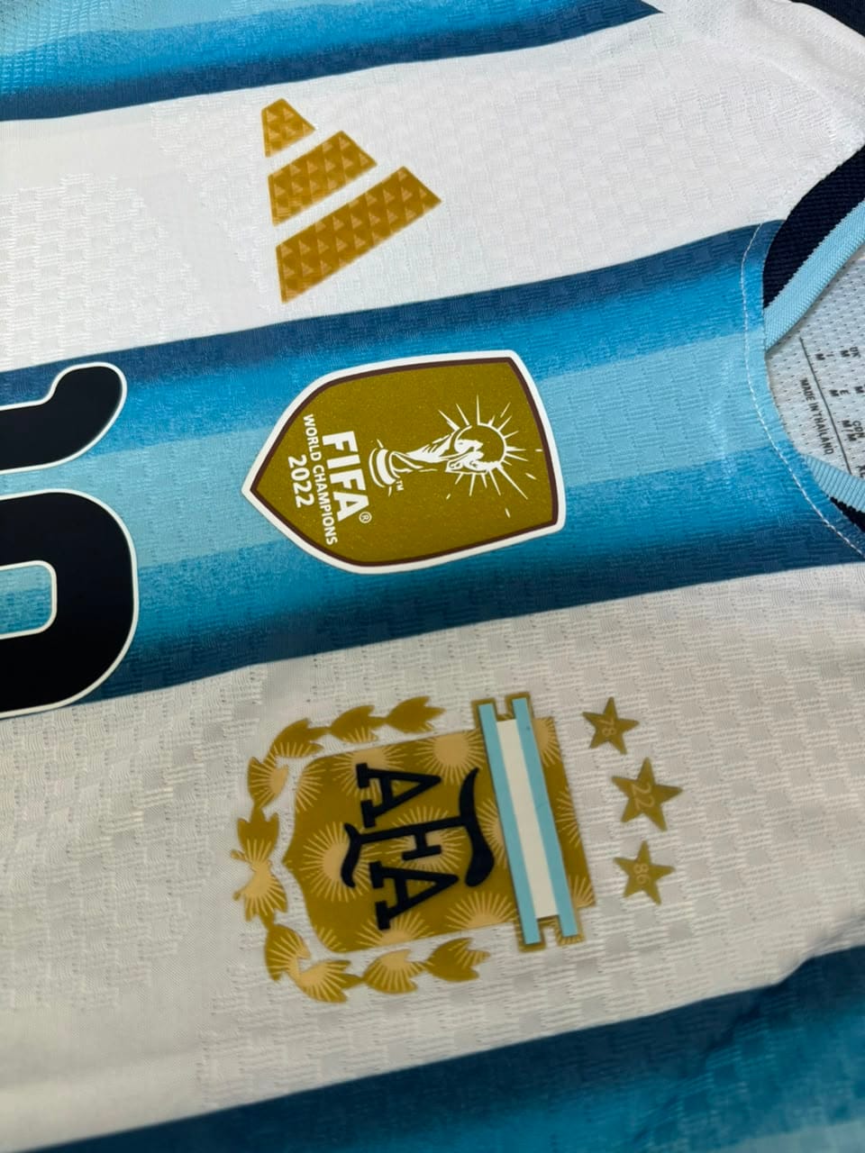 Customer photo review of MAGLIA ARGENTINA HOME 2026/27 PERSONALIZZAZIONE MESSI