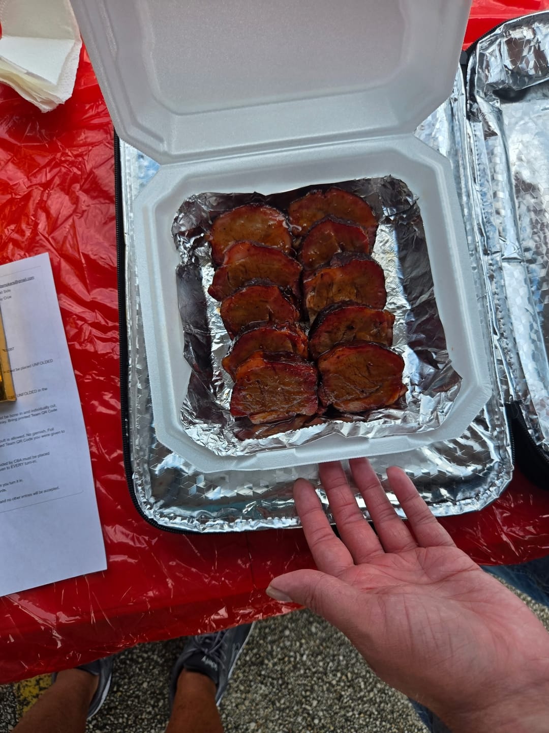 Customer photo review of Pineapple Habanero BBQ Glaze