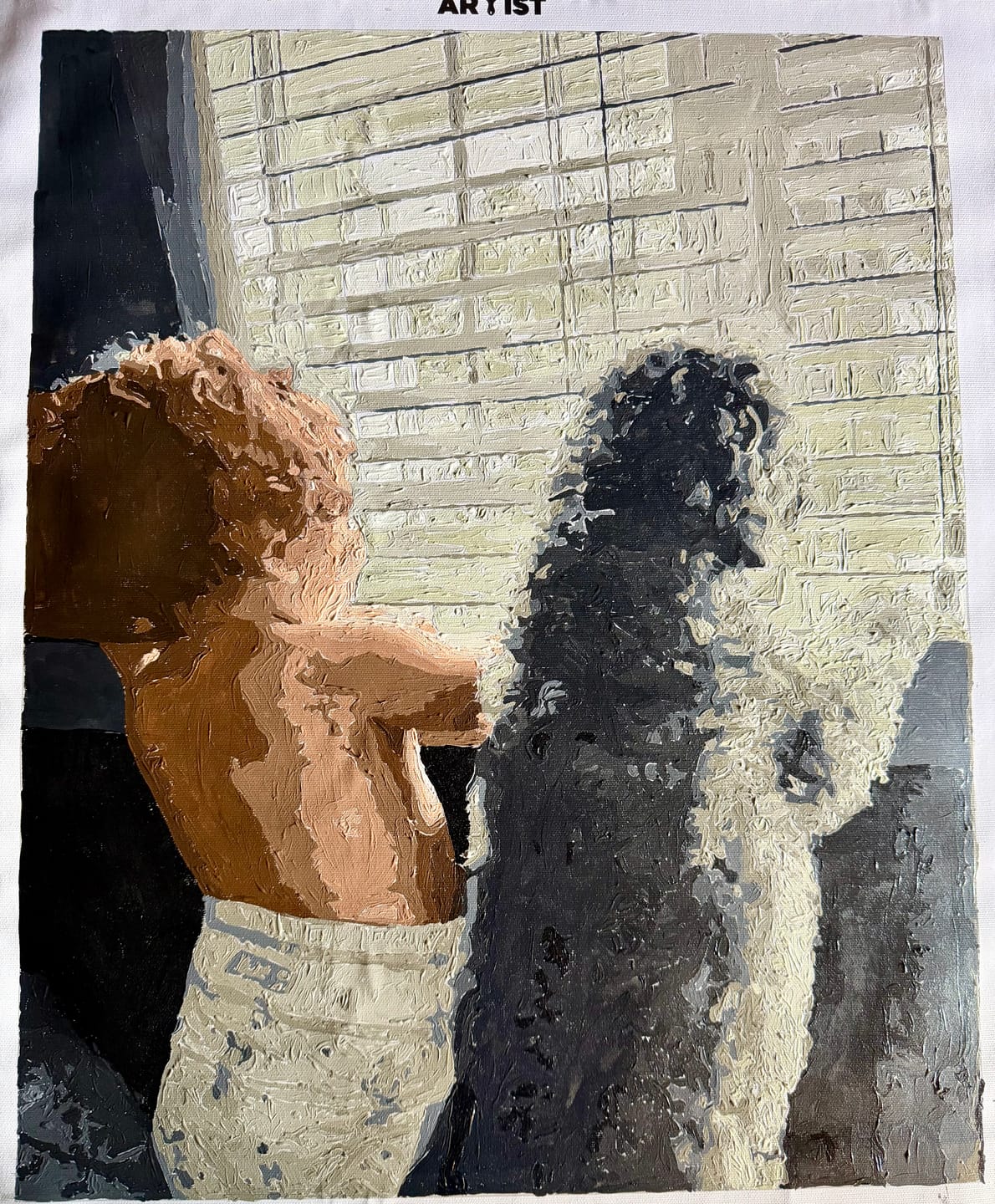 Customer photo review of Custom Paint by Numbers Kit