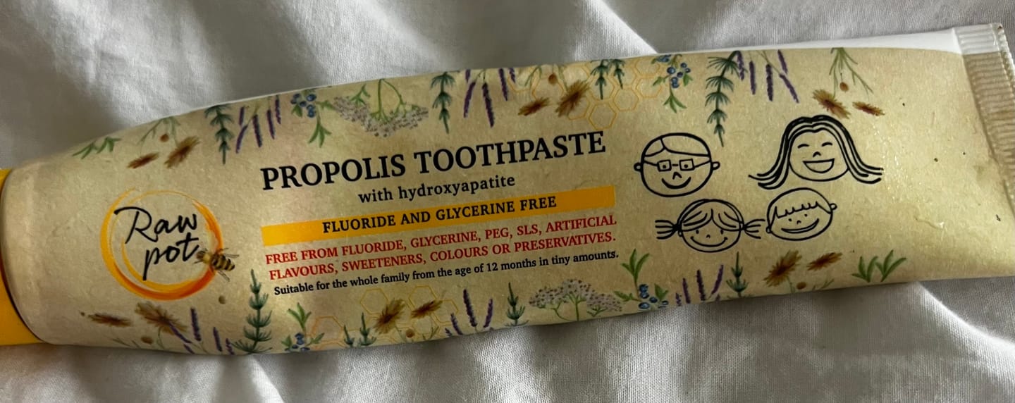 Customer photo review of Propolis toothpaste