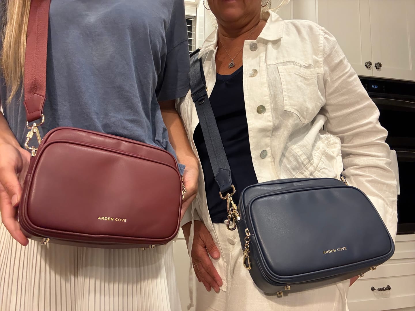 Customer photo review of Verona Crossbody With Slash-Resistant Locking Clasp Straps