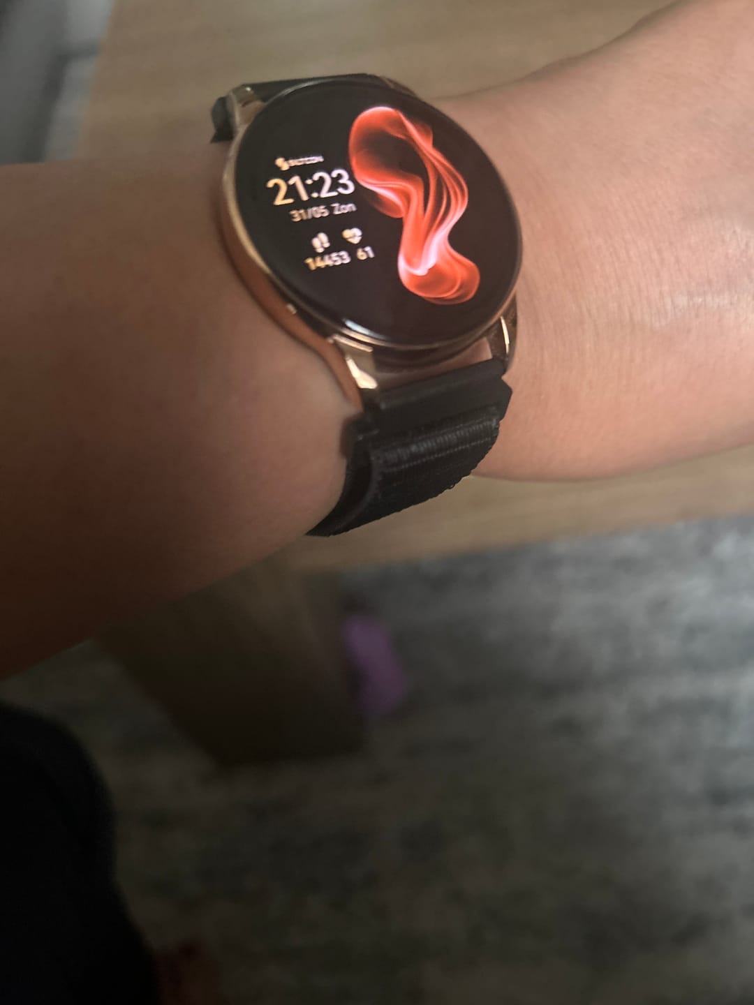 Customer photo review of Siltcon® Auréa Smartwatch Dames Goud