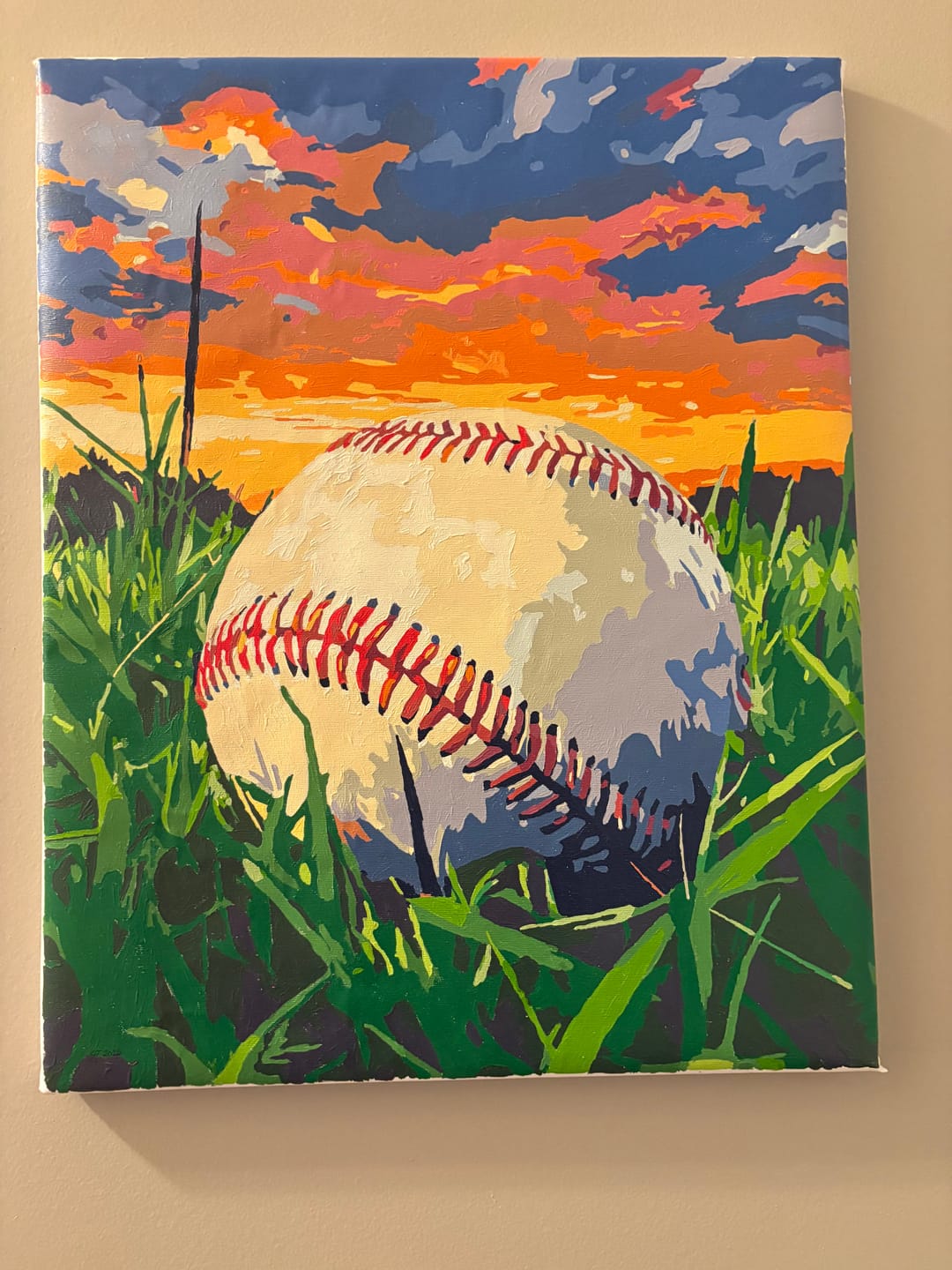 Customer photo review of Baseball Sunset
