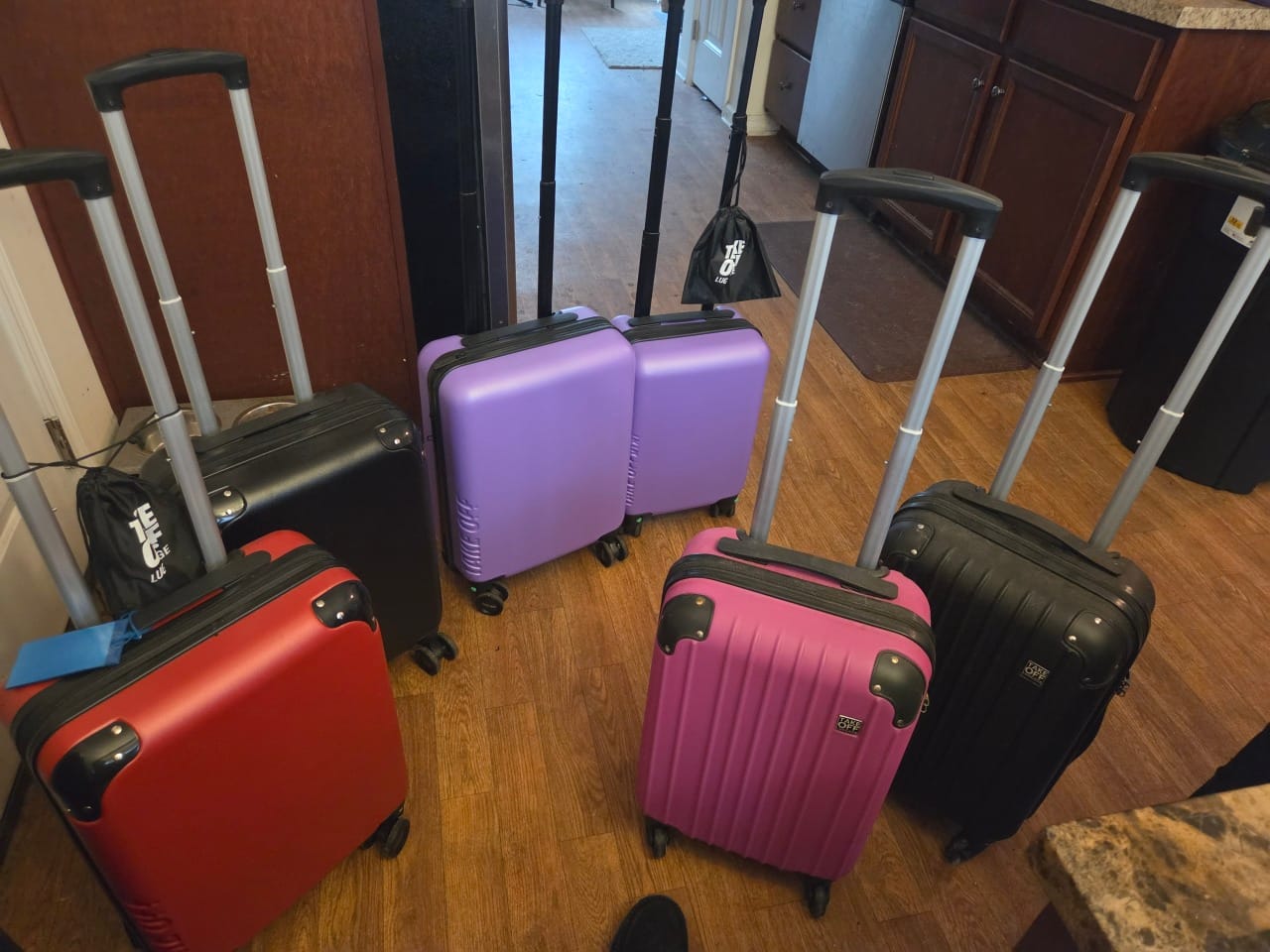 Customer photo review of Personal Item Suitcase 3.0+ (GREEN Tab)