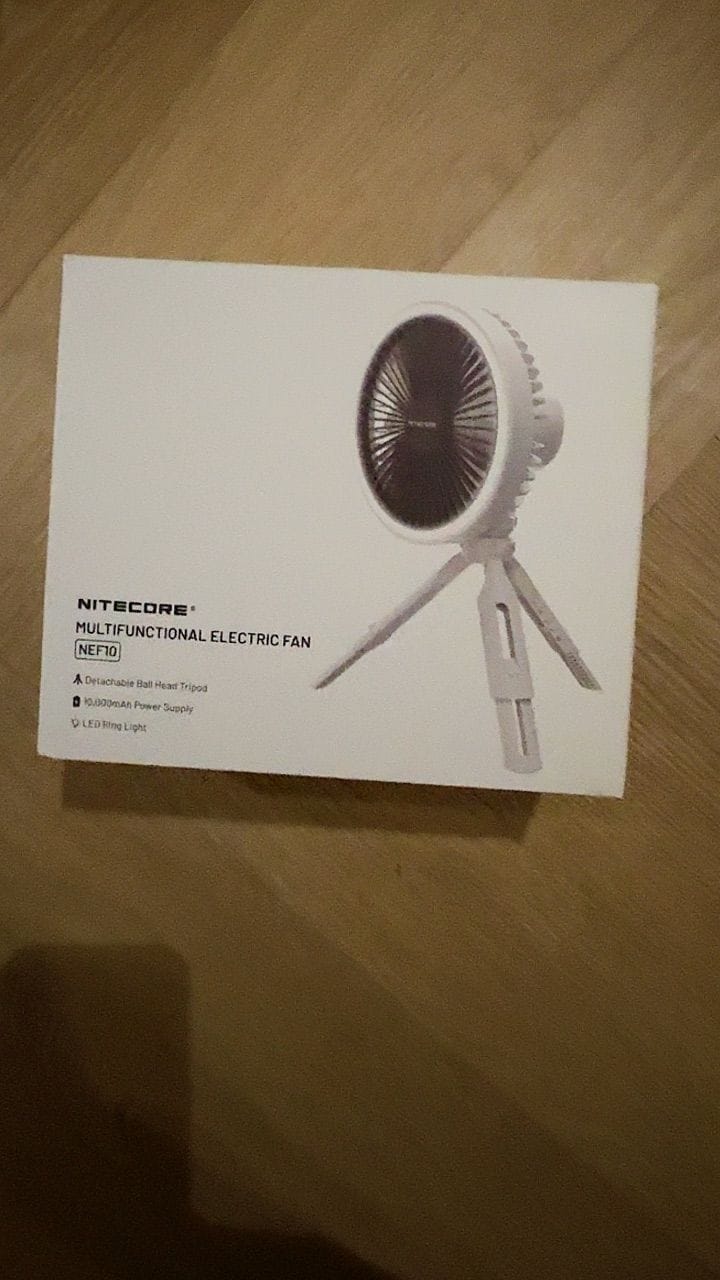 Customer photo review of NEF10 - LED Fan (10,000mAh)