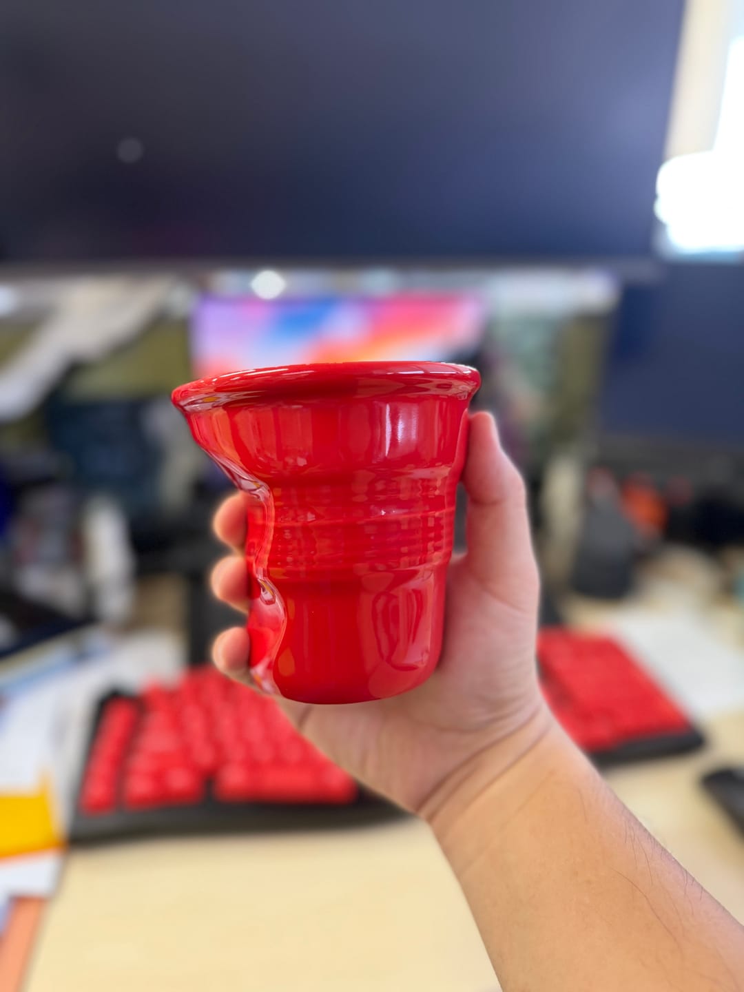 Customer photo review of Crushed Ceramic Mug 370ml/12oz
