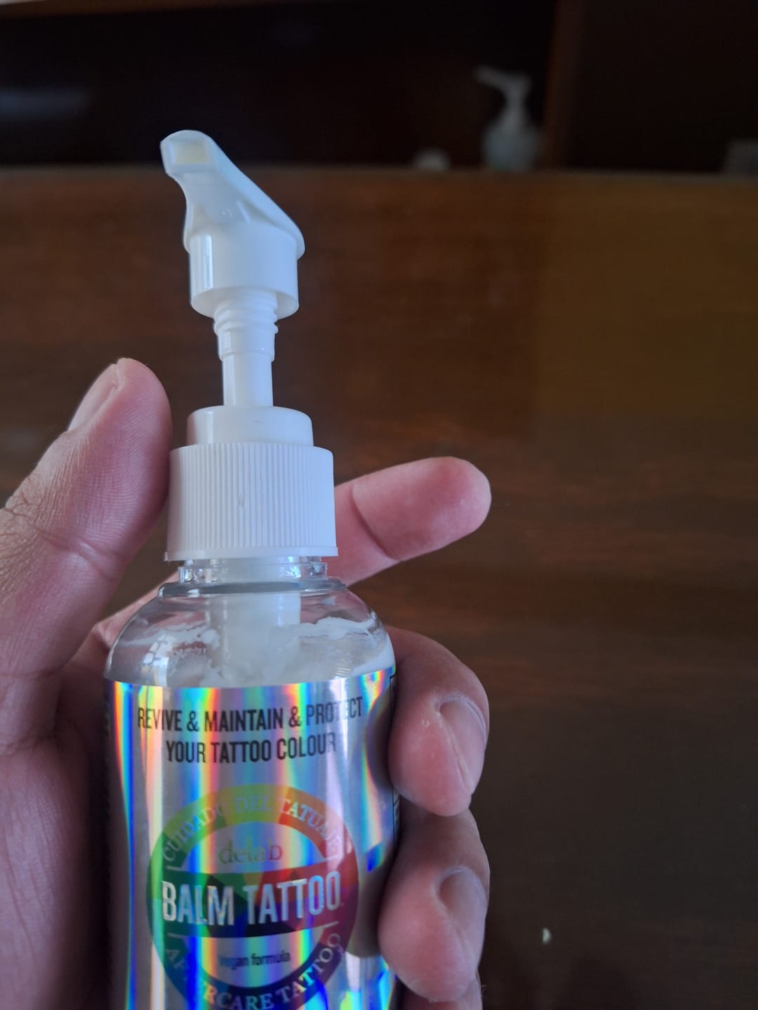 Customer photo review of Balm Tattoo | Mantenimiento de Color