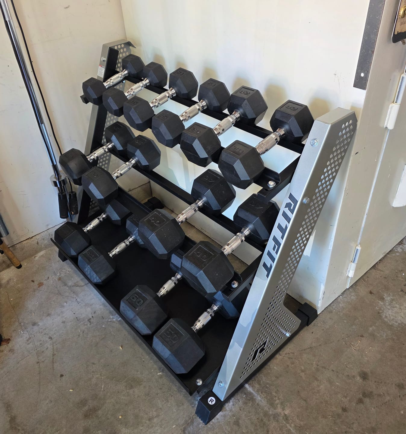 Customer photo review of RitFit PWR05 3-Tier Dumbbell Weight Rack
