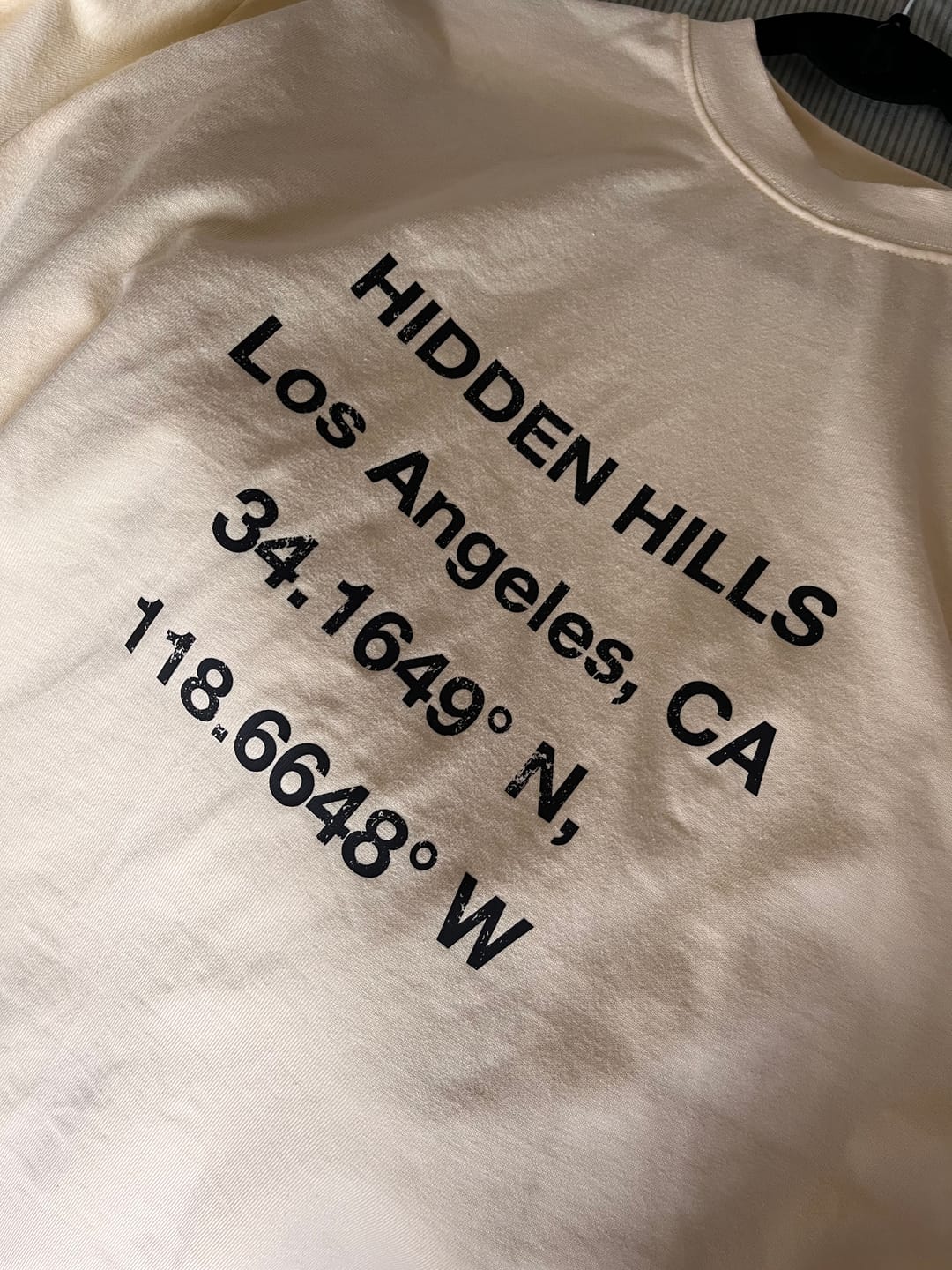 Customer photo review of VINTAGE LOGO LONGSLEEVE T-SHIRT BUTTER YELLOW