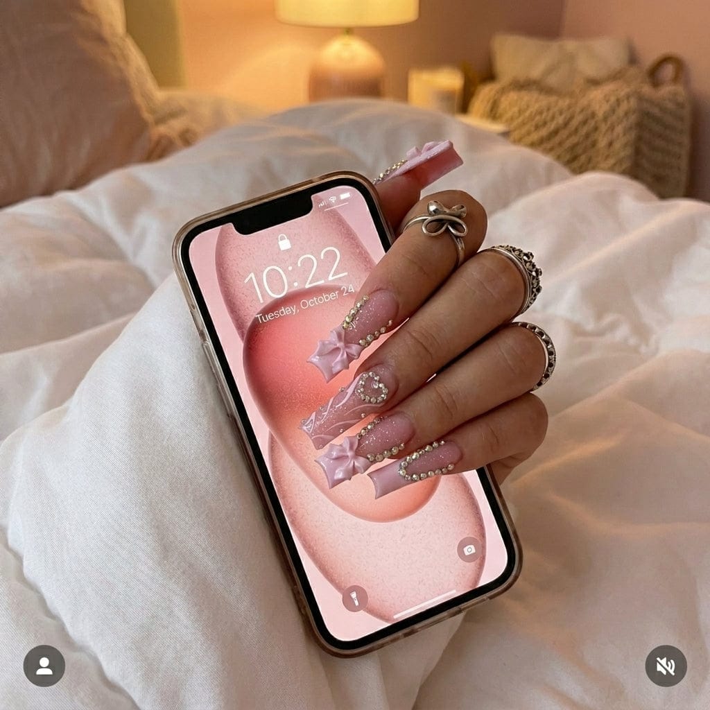Customer photo review of Glow & Go Complete Nail System