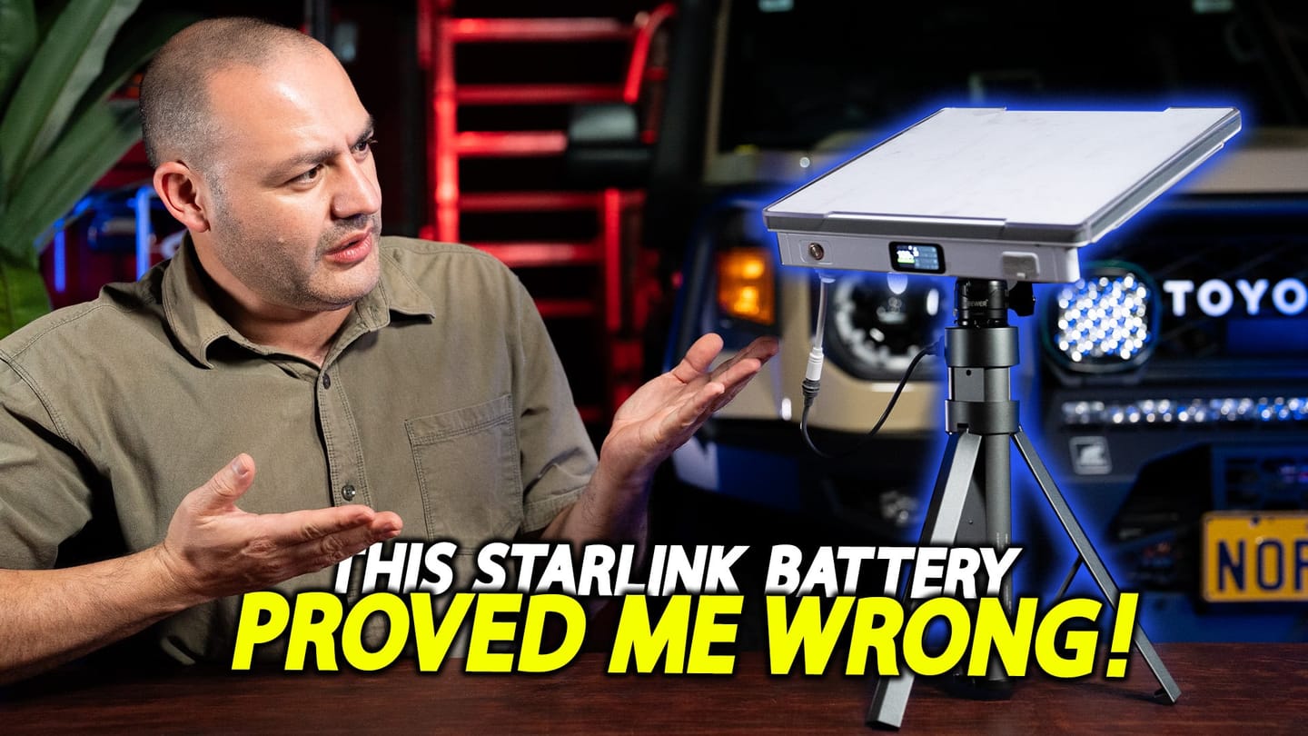 Customer photo review of PeakDo LinkPower 2 — Portable Power Bank for Starlink Mini | 99Wh | 4x4, Caravan & Off-Grid