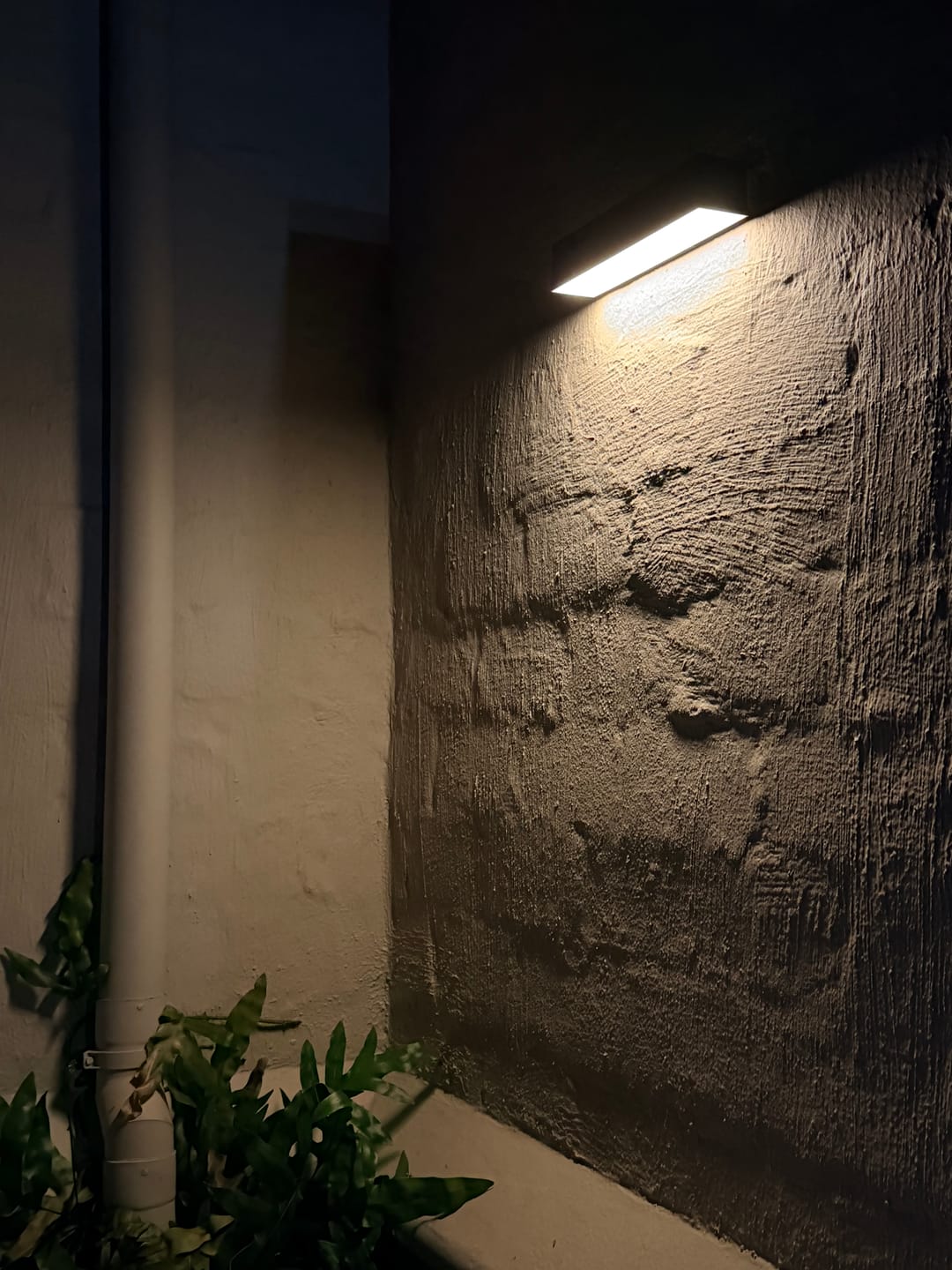 Customer photo review of Solar Wall Light with Motion Sensor