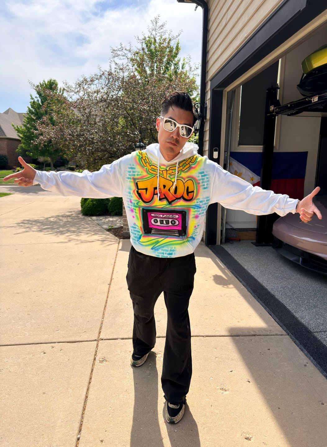 Customer photo review of 2077 - Flare Sweats