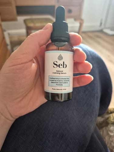 Customer photo review of Seb Natural Calming Serum