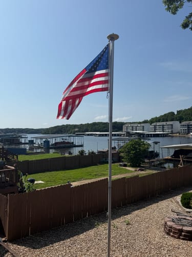 Customer photo review of 3' x 5' American Flag