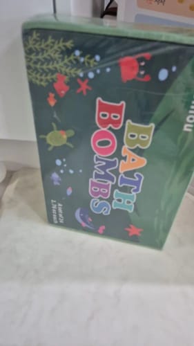 Customer photo review of 🐠 OceanPop™ Easter Surprise Bath Bombs for Kids