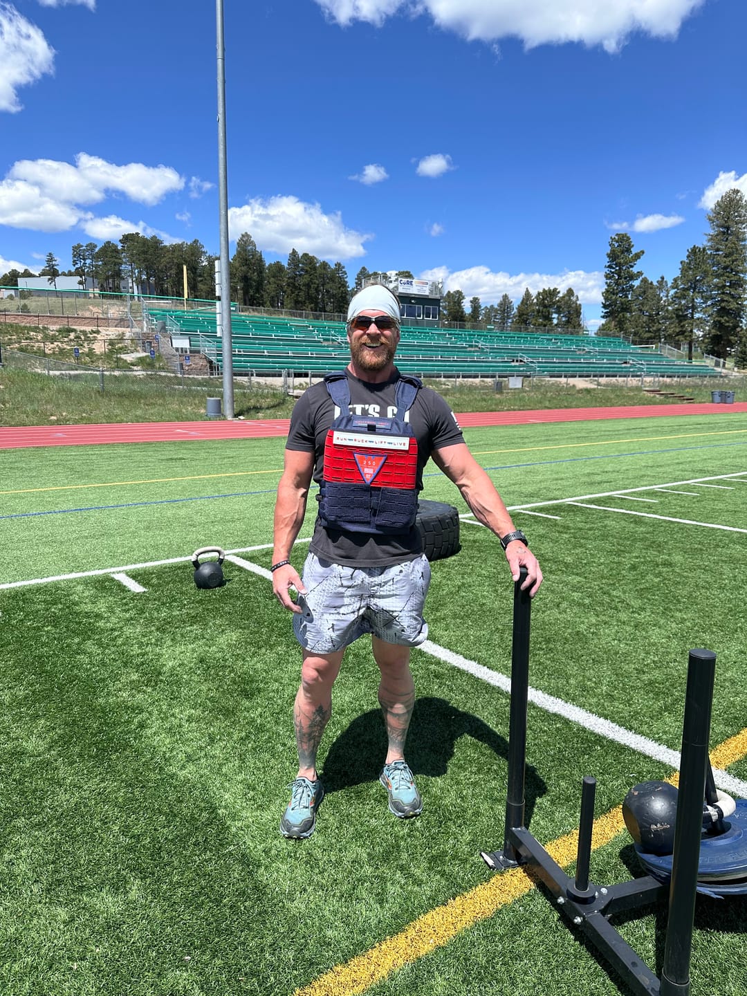 Customer photo review of Limited Edition Centurion Weight Vest - 250th American Anniversary Edition