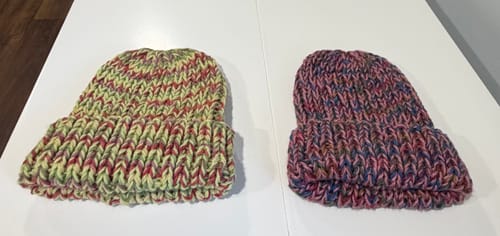 Customer photo review of PassioKnit Chunky Beanie Pattern