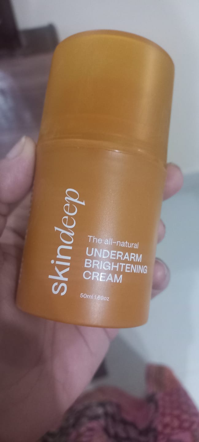 Customer photo review of THE ALL-NATURAL UNDERARM BRIGHTENING CREAM
