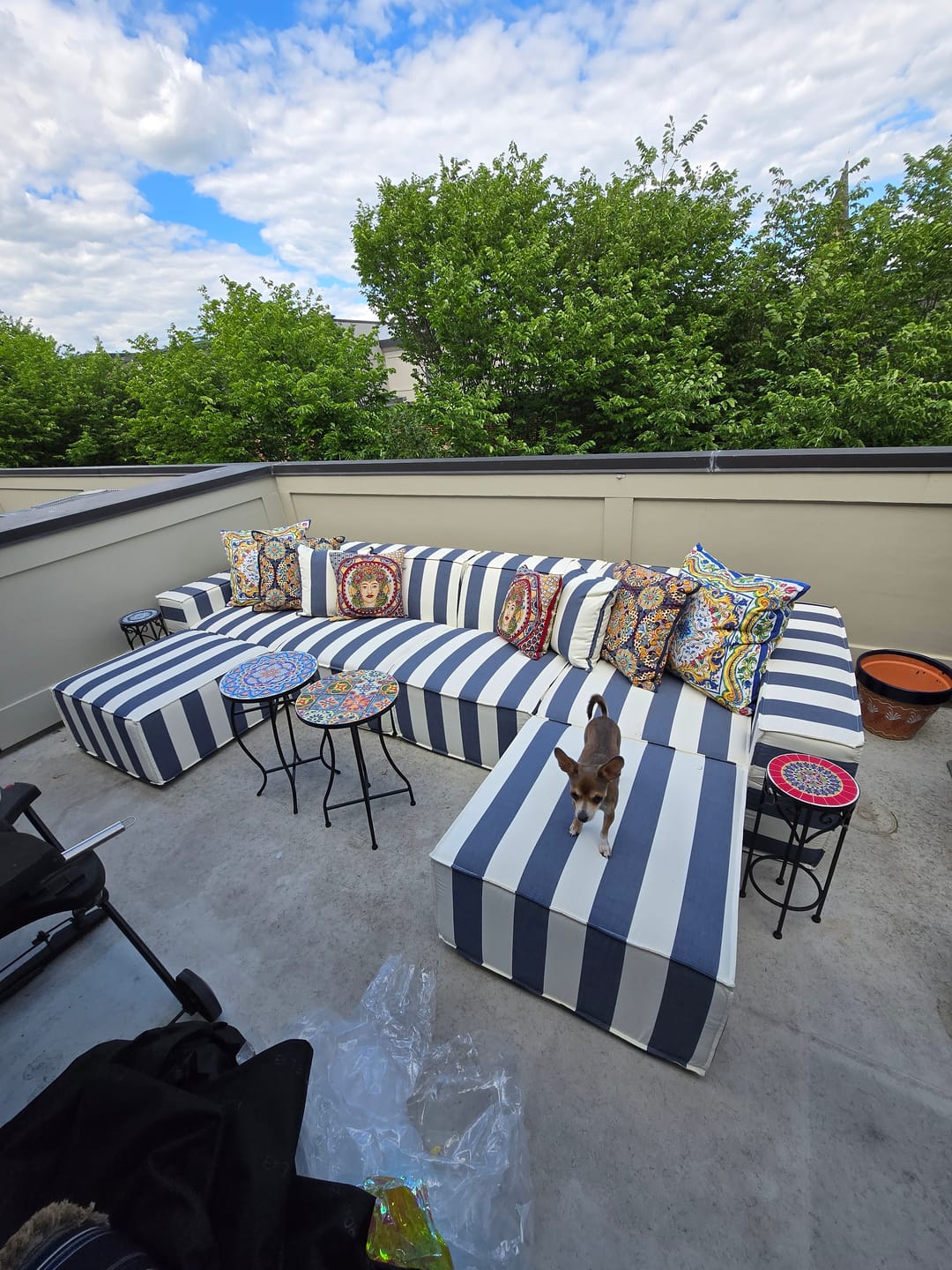 Customer photo review of M1 Outdoor Sectional Sofa
