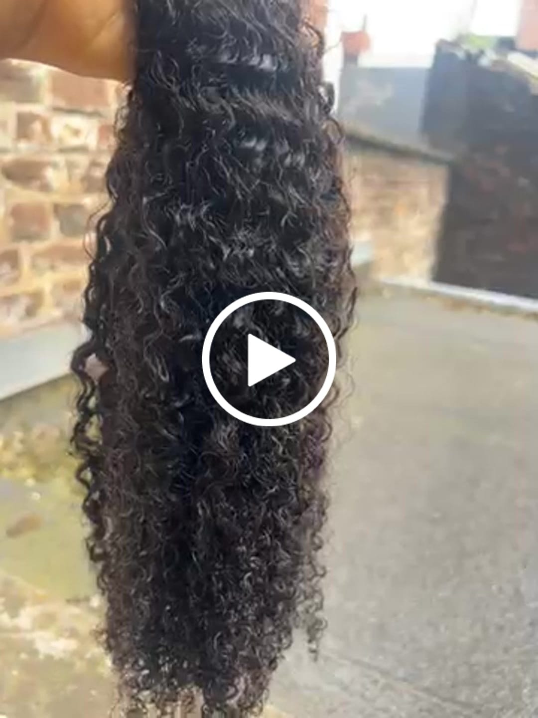 Customer video review of Double Drawn Burmese Multi-Textured Kinky Curly Human Braiding Hair