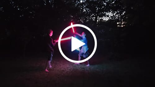 Customer video review of RV Dark Side hero saber