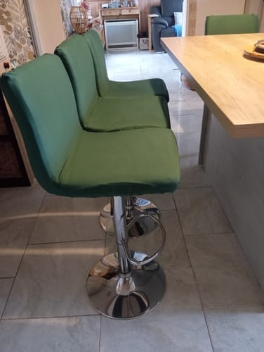 Customer photo review of Housse de chaise de bar imperméable - Léa
