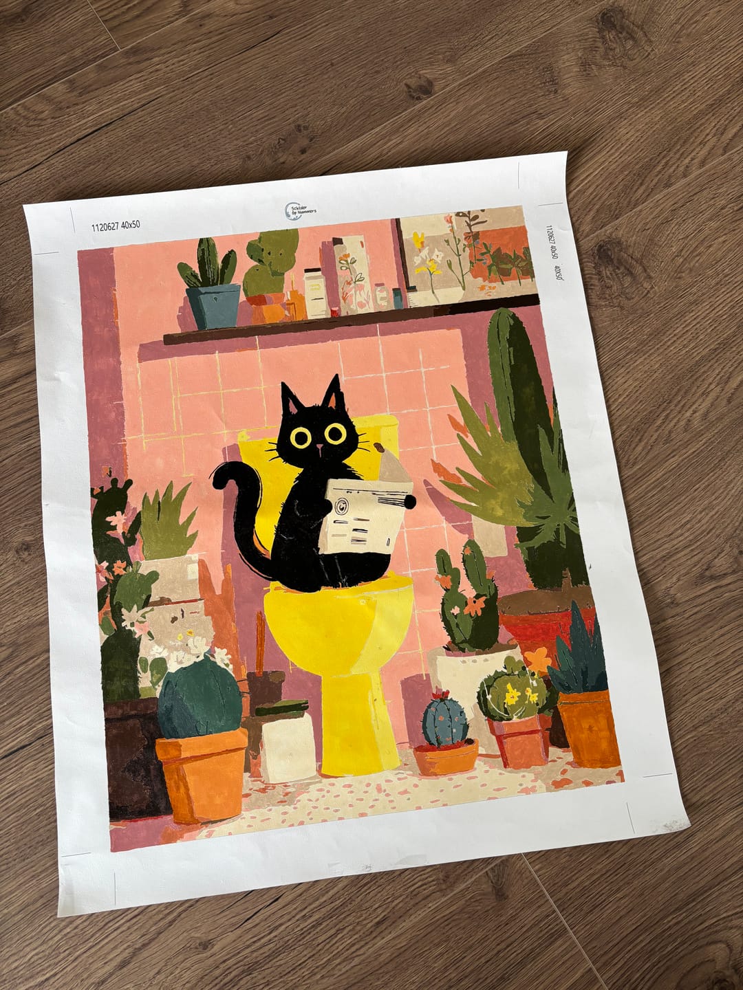 Customer photo review of De zwarte kat op het toilet