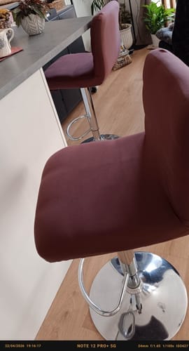 Customer photo review of Housse de chaise de bar imperméable - Léa